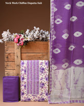 Cotton Suit with Gota Patti Work & Chiffon Dupatta – Ethnic Wear for Women